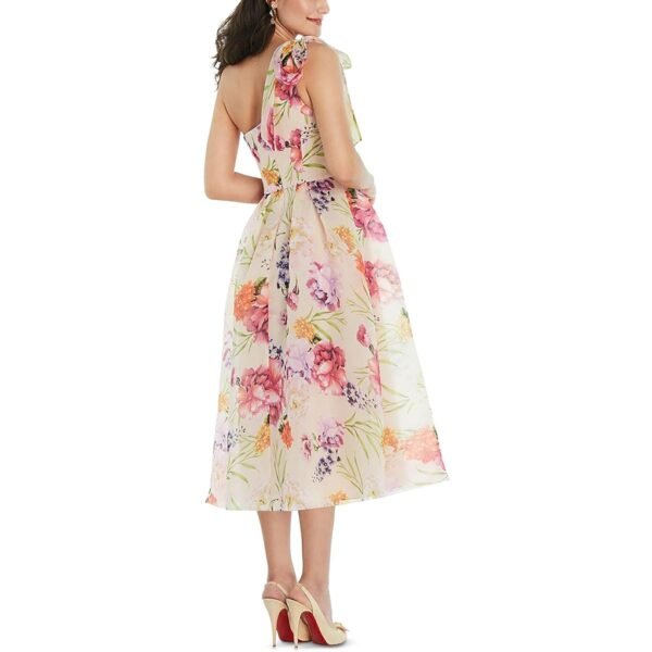 Alfred Sung Womens Floral Print  Midi Dress - Image 2